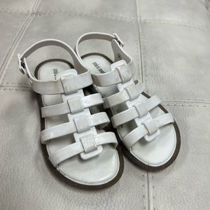 Mini Melissa white Sandals size 13